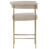 Temple &amp; Webster 65cm Tamara Chenille Bar Stools