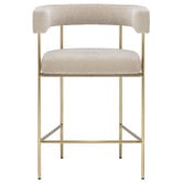 Temple &amp; Webster 65cm Tamara Chenille Bar Stools