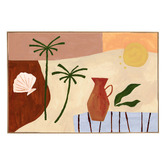 Temple &amp; Webster Sienna Coast Framed Canvas Wall Art