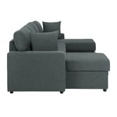 Temple &amp; Webster Darcy 4 Seater Storage Sofa Bed with Double Chaise