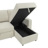 Temple &amp; Webster Darcy 4 Seater Storage Sofa Bed with Double Chaise