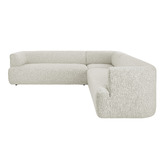 Temple &amp; Webster Gala 5 Seater Boucle Corner Sofa