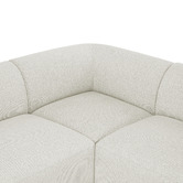 Temple &amp; Webster Gala 5 Seater Boucle Corner Sofa