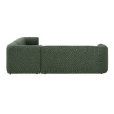 Temple &amp; Webster Gala 5 Seater Boucle Corner Sofa