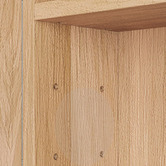 Temple &amp; Webster Bronte 450mm Oak Shaving Cabinet