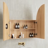 Temple &amp; Webster Mecca 800mm Arch Mirrored Shaving Cabinet