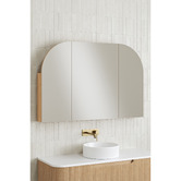 Temple &amp; Webster Mecca 1200mm Arch Mirrored Shaving Cabinet
