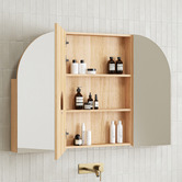 Temple &amp; Webster Mecca 1200mm Arch Mirrored Shaving Cabinet