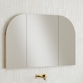 Temple &amp; Webster Mecca 1200mm Arch Mirrored Shaving Cabinet