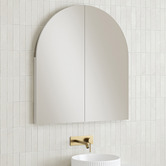 Temple &amp; Webster Mecca 800mm Arch Mirrored Shaving Cabinet