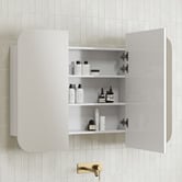 Temple &amp; Webster Mecca 1200mm Rectangular Mirrored Shaving Cabinet