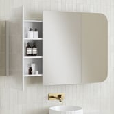 Temple &amp; Webster Mecca 1200mm Rectangular Mirrored Shaving Cabinet