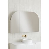 Temple &amp; Webster Mecca 1200mm Arch Mirrored Shaving Cabinet