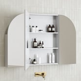 Temple &amp; Webster Mecca 1200mm Arch Mirrored Shaving Cabinet