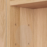 Temple &amp; Webster Mecca 500mm Pebble Oak Shaving Cabinet