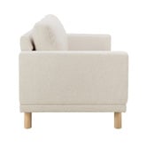 Temple &amp; Webster Orson 3 Seater Upholstered Sofa