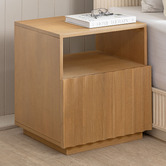 Temple &amp; Webster Mia Mango Wood Bedside Table