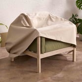 Temple &amp; Webster Natural Mona Outdoor Furniture Cover