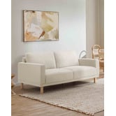 Temple &amp; Webster Orson 3 Seater Upholstered Sofa