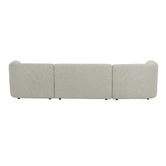 Temple &amp; Webster Gala 4 Seater Boucle Sofa with Double Chaise