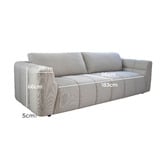 Temple &amp; Webster Alma 3 Seater Upholstered Sofa