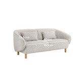 Temple &amp; Webster Edie 3 Seater Boucle Sofa