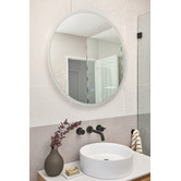 Temple &amp; Webster Kiora 360mm Matte White Ceramic Above Counter Basin