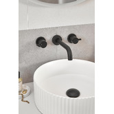 Temple &amp; Webster Kiora 360mm Matte White Ceramic Above Counter Basin