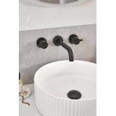 Temple &amp; Webster Kiora 360mm White Round Ceramic Above Counter Basin