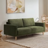 Temple &amp; Webster Orson 3 Seater Upholstered Sofa