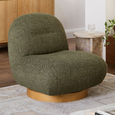 Temple &amp; Webster Cobble Swivel Accent Chair