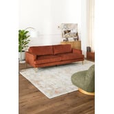 Temple &amp; Webster Darya 3 Seater Velvet Sofa