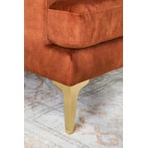 Temple &amp; Webster Darya 3 Seater Velvet Sofa