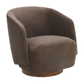 Temple &amp; Webster Kelly Swivel Armchair