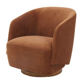 Temple &amp; Webster Kelly Swivel Armchair