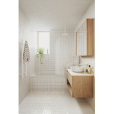 Temple &amp; Webster Bronte 900mm Mirrored Shaving Cabinet