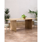 Temple &amp; Webster 6 Seater Venice Outdoor Dining Table