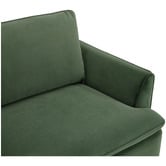 Temple &amp; Webster Softy Premium 3 Seater Queen Velvet Sofa Bed
