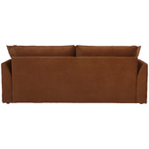 Temple &amp; Webster Softy Premium 3 Seater Queen Velvet Sofa Bed