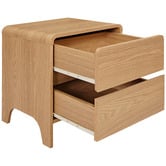 Temple &amp; Webster Raphael 2 Drawer Bedside Table