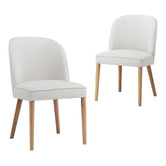 Temple &amp; Webster Atlantic Upholstered Dining Chairs