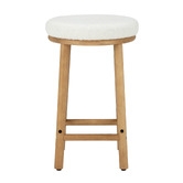 Temple &amp; Webster 65cm Chester Boucle Bar Stools