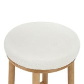 Temple &amp; Webster 65cm Chester Boucle Bar Stools