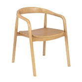 Temple &amp; Webster Bali Rubberwood Dining Chair