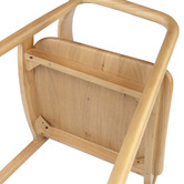 Temple &amp; Webster Bali Rubberwood Dining Chair