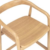 Temple &amp; Webster 65cm Bali Solid Rubberwood Bar Stool