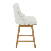 Temple &amp; Webster 65cm Oatlands Swivel Bar Stools