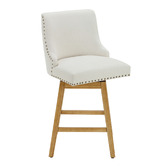 Temple &amp; Webster 65cm Oatlands Swivel Bar Stools
