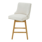 Temple &amp; Webster 65cm Oatlands Swivel Bar Stools