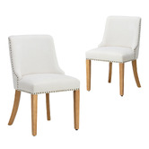 Temple &amp; Webster Oatlands Upholstered Dining Chairs